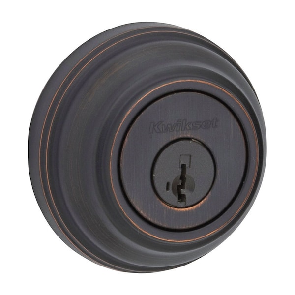 Kwikset SmartKey Venetian Bronze Metal Deadbolt